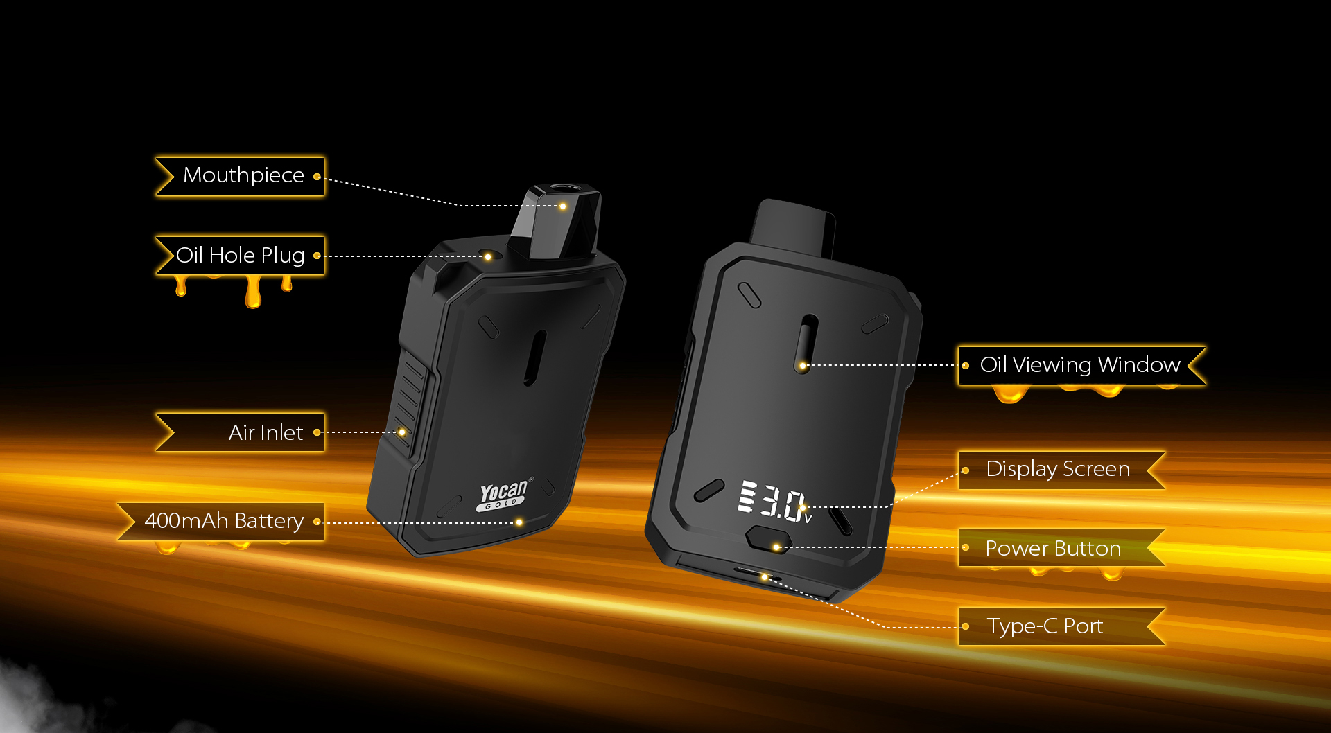 Yocan Gold M4 view
