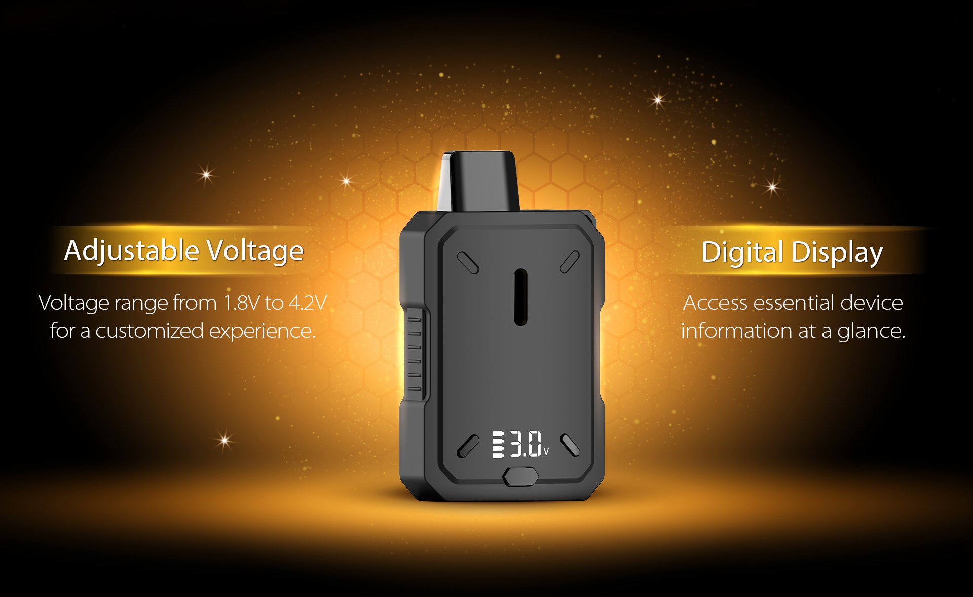 Yocan Gold M4 Adjustable Voltage and Digital Display