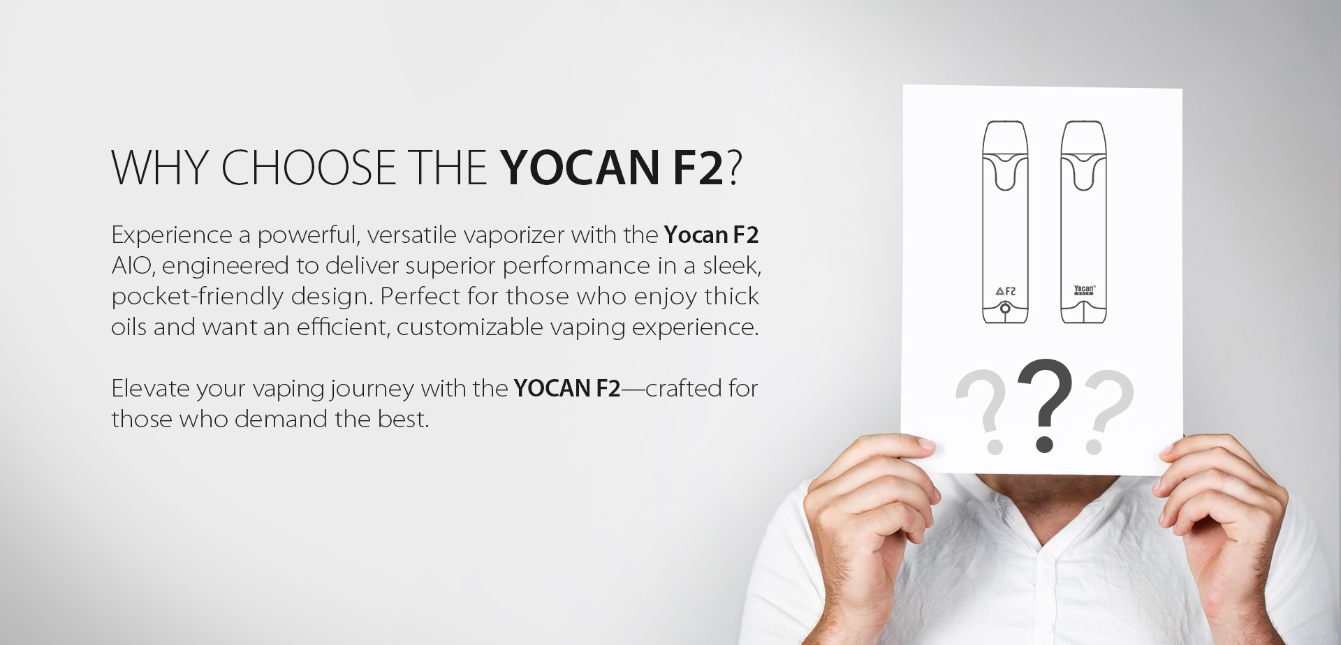 Why choose the Yocan Gold F2